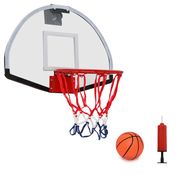 MoNiBloom Wall Mounted Hanging Basketball Hoop Crashproof Over Door